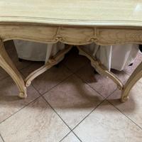 Set tavolo allungabile con 6 sedie - rovere panna