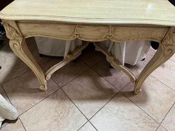 Set tavolo allungabile con 6 sedie - rovere panna