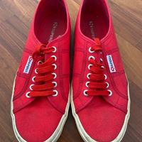Scarpe Uomo Superga rosse taglia 42
