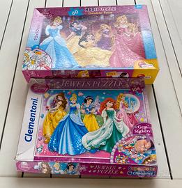 2 puzzle principesse Disney
