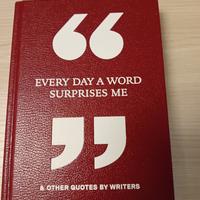 Libro Every day a word surprises me