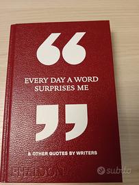 Libro Every day a word surprises me