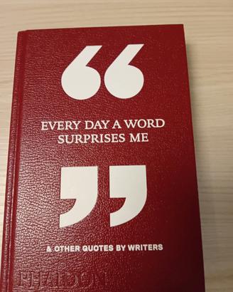 Libro Every day a word surprises me