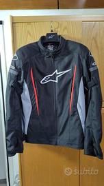 Giubbotto Moto Alpinestars XL Nero/Grigio/Rosso
