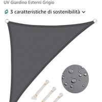 vela ombreggiante 5x5x7