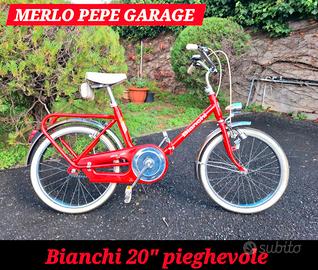 BIANCHI 20" Pieghevole Epoca Vintage Graziella