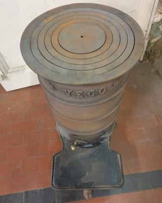 Stufa a cilindro in ghisa " VECO"