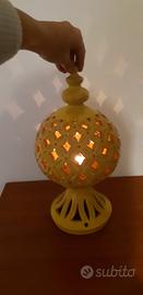 Lampada portacandela lume traforato diffusore di l