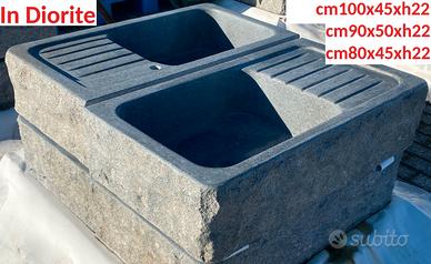 Lavello lavandino cucina pietra granito 90/100cm