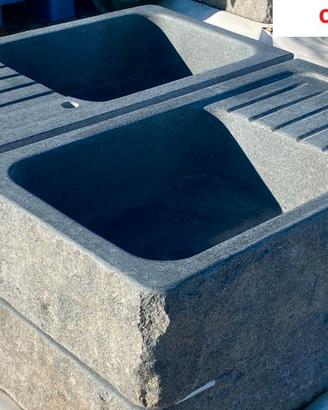 Lavello lavandino cucina pietra granito 90/100cm