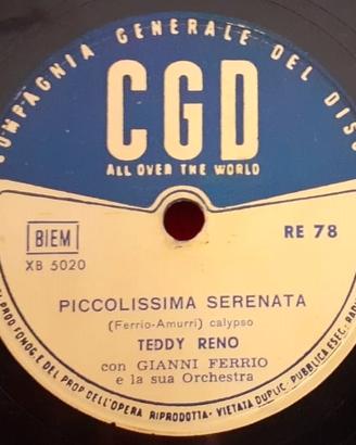 Vinile Teddy Reno – Piccolissima Serenata Misprint