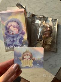 labubu Skullpanda Teakwood popmart