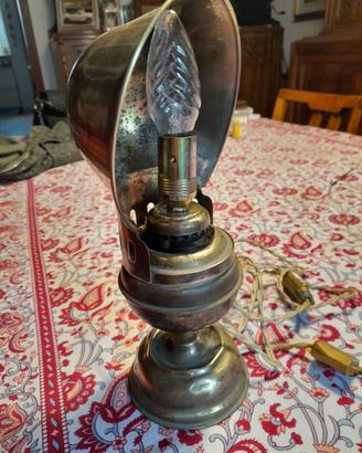 ume in ottone a lanterna vintage  h.30 cm