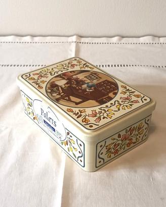Scatola latta vintage Biscuiterie du Graal anni 90
