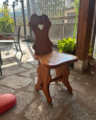 Sedie in cipresso