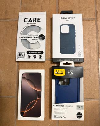 Apple iPhone 16 pro 128 gb + accessori