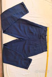 Pantalone elegante a vita alta e doppia