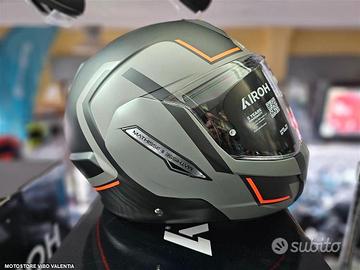 Casco modulare airoh mathisse 2 genius orange matt
