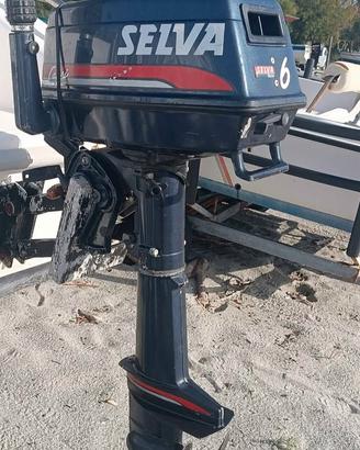 motore selva 6 hp funzionante + libretto in regola