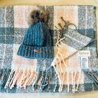 Barbour set cappello e sciarpa donna