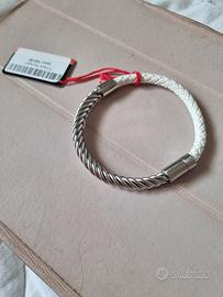 bracciale caucciù e acciaio 