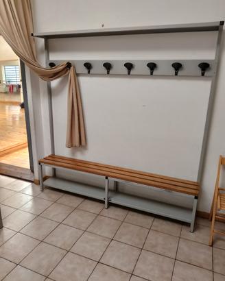 panchine-attaccapanni da spogliatoio