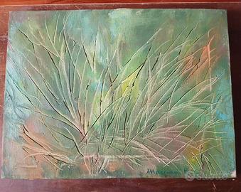 Interessante dipinto olio A. Macciani Buti anni 70