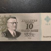 Banconota da 10 Markkaa finlandesi del 1963