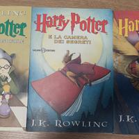 Primi tre libri Harry Potter 