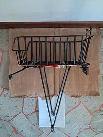 Portapacchi bici con cesto