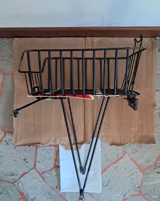 Portapacchi bici con cesto