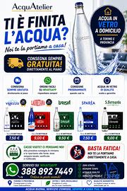 ACQUA IN VETRO A DOMICILIO!
