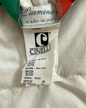 Piumino singolo d'oca piu' copripiumino