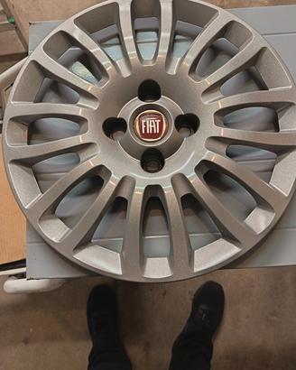  copricerchi originali 15 pollici per fiat 500 
