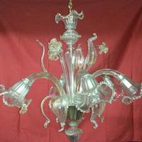 LAMPADARIO VETRO MURANO