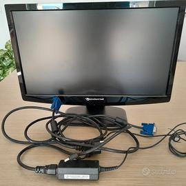 LCD Monitor Packard Bell 19" VGA completo di cavi