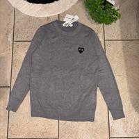 maglione felpa comme de garcons grigio nuovo