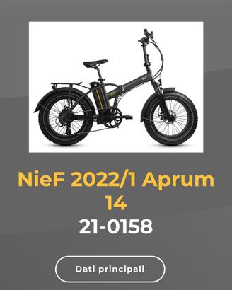 bici elettrica aprum 14 