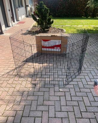 Recinto pieghevole per cani h91 cm