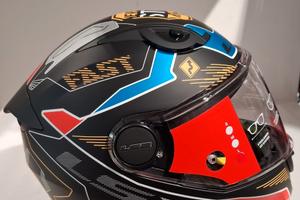 LS2 CASCO INTEGRALE BIMBO FF812 ZERO Matt Grey Red