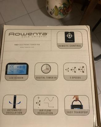 ventilatore a torre Eole Crystal Rowenta