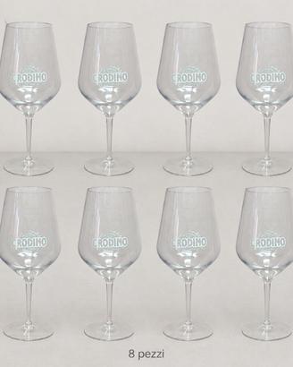 8 calici Crodino in plastica per aperitivo