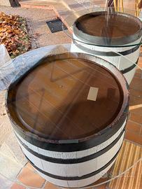 Botti restaurate con pianale in vetro