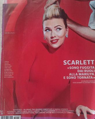 SCARLETT JOHANSSON Rivista Corriere Della Sera 09.