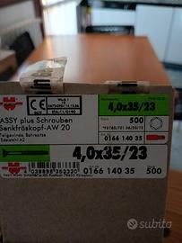 viti autofilettanti in acciaio inox per pavimenti 