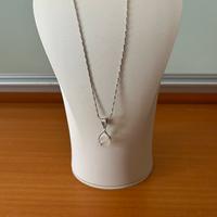 Collana a goccia infinita in argento