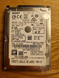 HDD HGST 1000 GB per laptop