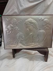 Maternità legno e argento