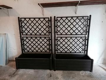 Fioriere con grigliato