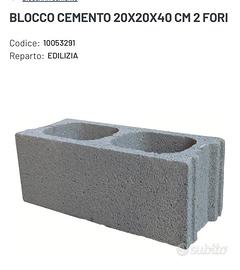 MATTONI CEMENTO e SOGLIE DI MARMO